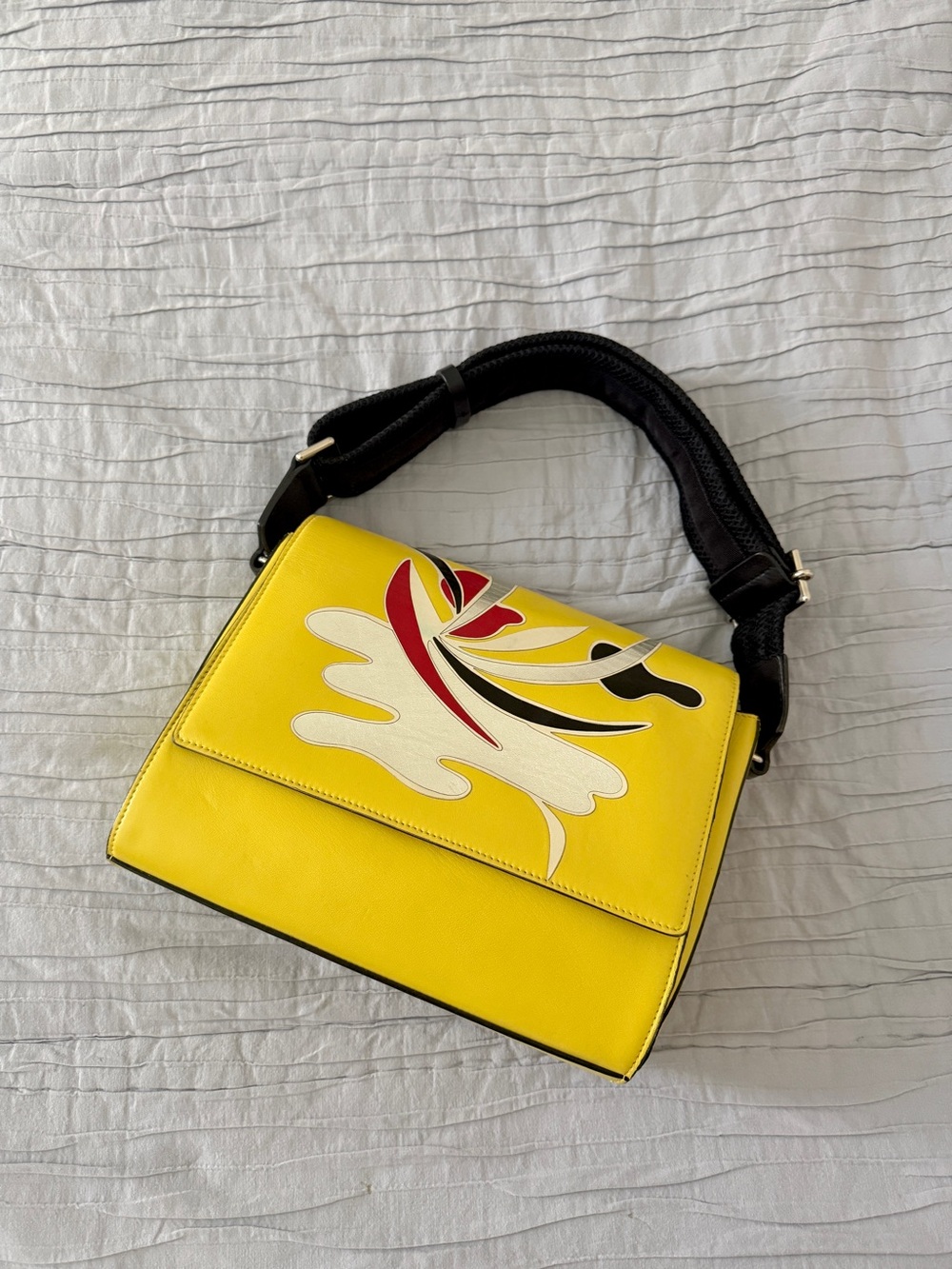marni runway 2015 leather shoulder bag